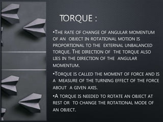 Rotational motion (3)