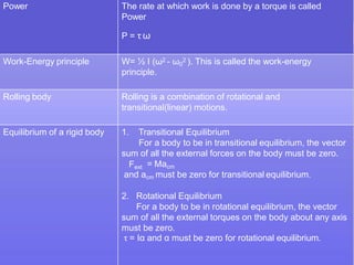 Rotational motion (3)