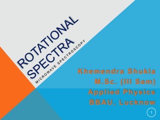 Khemendra Shukla
M.Sc. (III Sem)
Applied Physics
BBAU, Lucknow
1

 