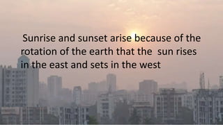 Rotation and revolution of earth | PPTX