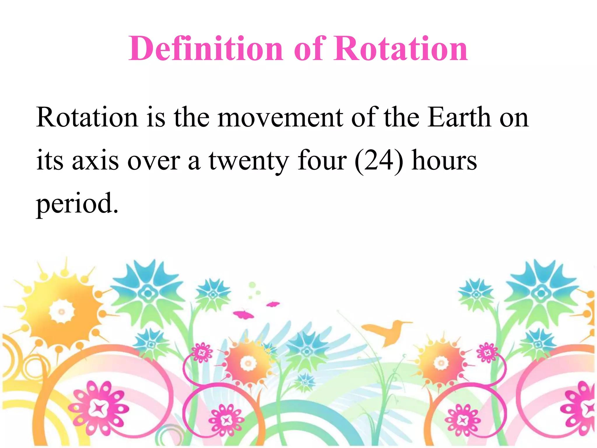 Rotation and revolution powerpoint | PPTX | Weather | Science
