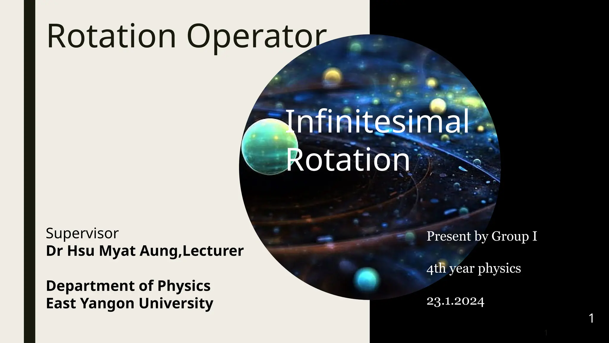 Rotation Operator quantum mechanics.pptx