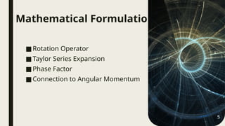 Rotation Operator quantum mechanics.pptx