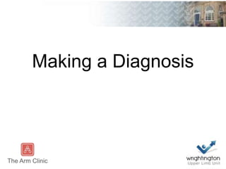 Making a Diagnosis
 