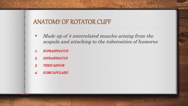 Rotator cuff ppt | PPTX | Death, Injury, or Military Conflict ...
