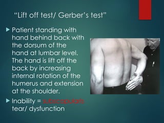 Gerber Lift Off Internal Rotation Rotator cuff tears ortho presentation.pptx