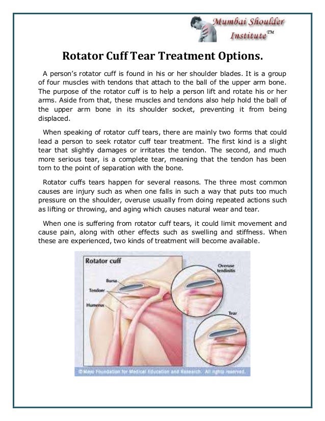 rotator cuff therapy