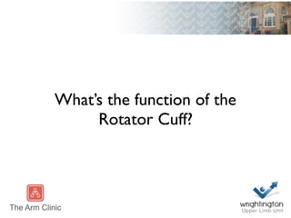Rotator Cuff Tendinopathy | PDF