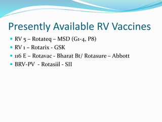 Rotavirus vaccine - Rotateq- Does Valency Matter North Zone Pedicon oct ...