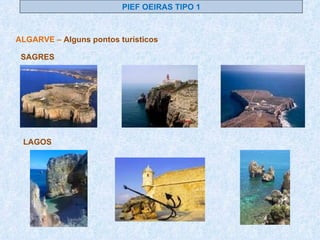 PIEF OEIRAS TIPO 1 ALGARVE –  Alguns pontos turísticos  SAGRES LAGOS 