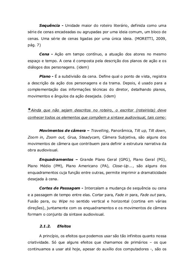 INTRODUÇÃO À PRODUÇÃO DE ROTEIRO