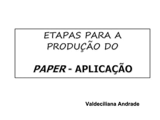 Valdeciliana Andrade 