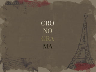 CRO NO GRA MA  