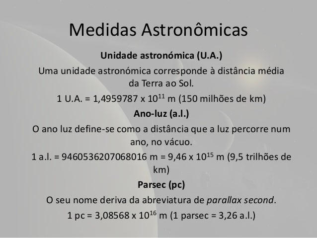 Roteiro2 medidas astronomicas
