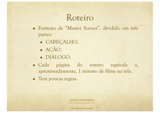 Roteiro Cinematográfico | PDF