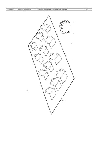 FERGS/DIJ Ciclo: 2º da Infância Encontro: 11 – Anexo 1 - Modelo de maquete P.2
 