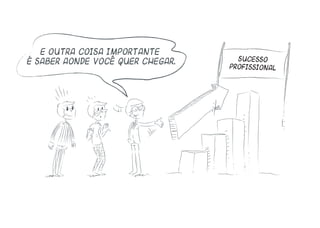 sucesso
profissional
E outra coisa importante
é saber aonde você quer chegar.
 