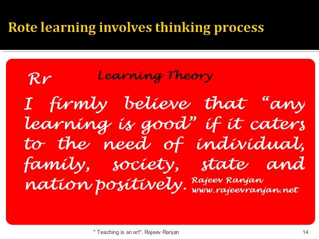 What Is Rote Rote Learning: A Revived Strategy For Religious Instruction – NNKHC