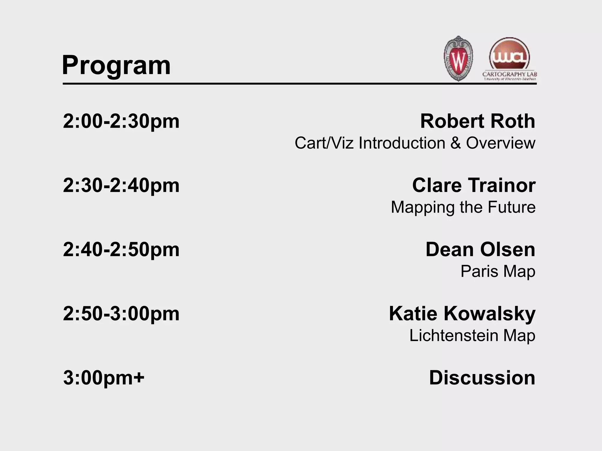 Cartography & Visualization