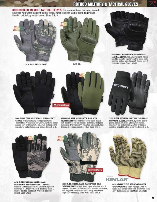Rothco 3155 Security Neoprene Duty Gloves Black