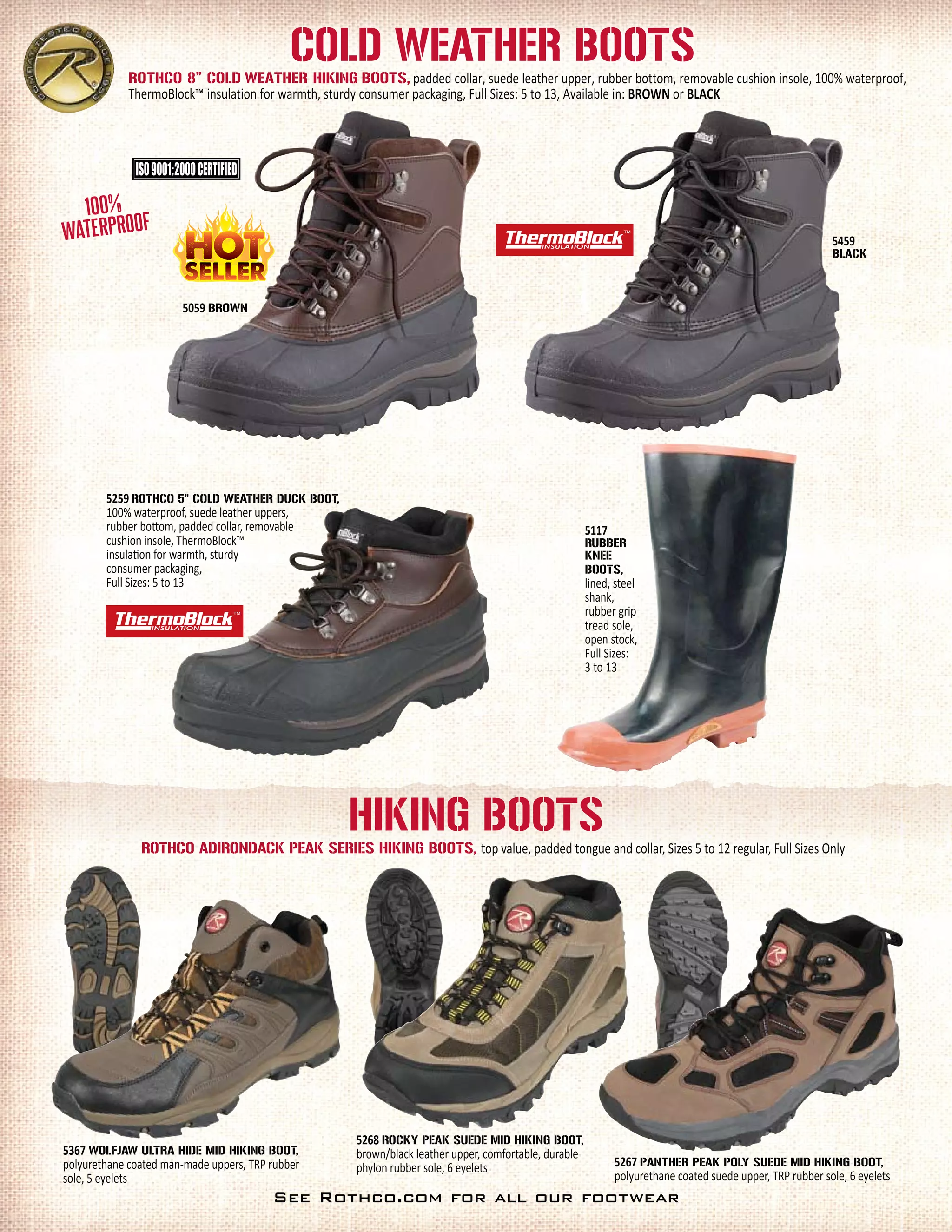 Rothco Boot Catalog PDF