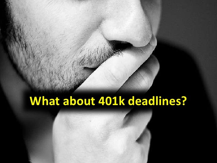 Roth Conversion and 401k Limits and Deadlines Get Expert Answers to