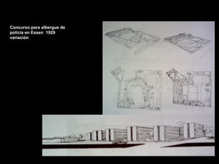 FACULTAD DE ARTES MAESTRÍA EN ARQUITECTURA EDGAR CARVAJAL JAIME ANDRÉS GÓMEZ
UNIVERSIDAD
NACIONAL
DE COLOMBIA
SEDE BOGOTÁ
LEOPOLDO ROTHER
Concurso para albergue de
policía en Essen 1929
variación
 