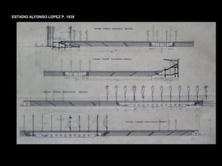 FACULTAD DE ARTES MAESTRÍA EN ARQUITECTURA EDGAR CARVAJAL JAIME ANDRÉS GÓMEZ
UNIVERSIDAD
NACIONAL
DE COLOMBIA
SEDE BOGOTÁ
LEOPOLDO ROTHER
ESTADIO ALFONSO LOPEZ P. 1938
 