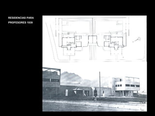 FACULTAD DE ARTES MAESTRÍA EN ARQUITECTURA EDGAR CARVAJAL JAIME ANDRÉS GÓMEZ
UNIVERSIDAD
NACIONAL
DE COLOMBIA
SEDE BOGOTÁ
LEOPOLDO ROTHER
RESIDENCIAS PARA
PROFESORES 1939
 