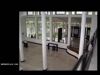 FACULTAD DE ARTES MAESTRÍA EN ARQUITECTURA EDGAR CARVAJAL JAIME ANDRÉS GÓMEZ
UNIVERSIDAD
NACIONAL
DE COLOMBIA
SEDE BOGOTÁ
LEOPOLDO ROTHER
IMPRENTA U.N. 1.945
 