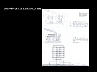 FACULTAD DE ARTES MAESTRÍA EN ARQUITECTURA EDGAR CARVAJAL JAIME ANDRÉS GÓMEZ
UNIVERSIDAD
NACIONAL
DE COLOMBIA
SEDE BOGOTÁ
LEOPOLDO ROTHER
EDIFICIO NACIONAL DE BARRANQUILLA 1.946
 