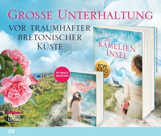 20
vor traumhafter
bretonischer
Küste
www.luebbe.de
EVT Band 2:
28.09.2018
ISBN978-3-404-17631-1|€9,90[D]AuchalsE-Bookerhältlich
 
