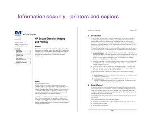 Information security - printers and copiers




                         7
 