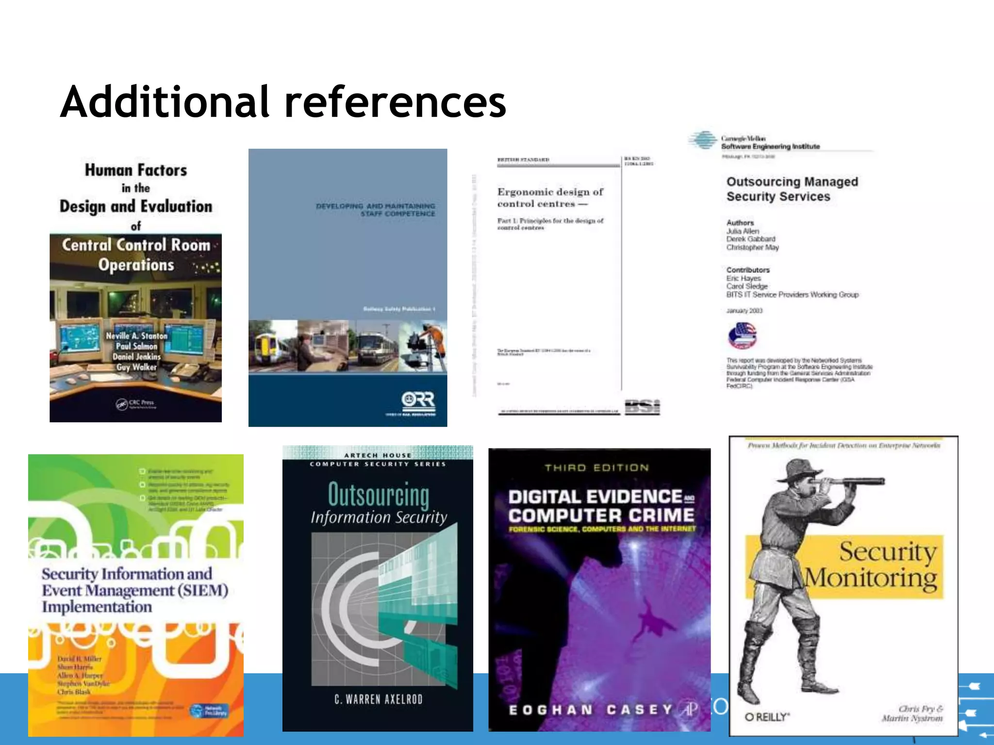 Additional references
38
 