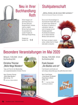 76 Schöner lesen · Frühjahr 2020
 