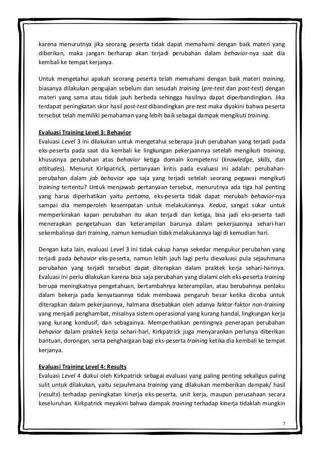 Cara Menghitung Return of Training Investment