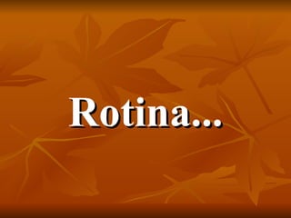 Rotina... 