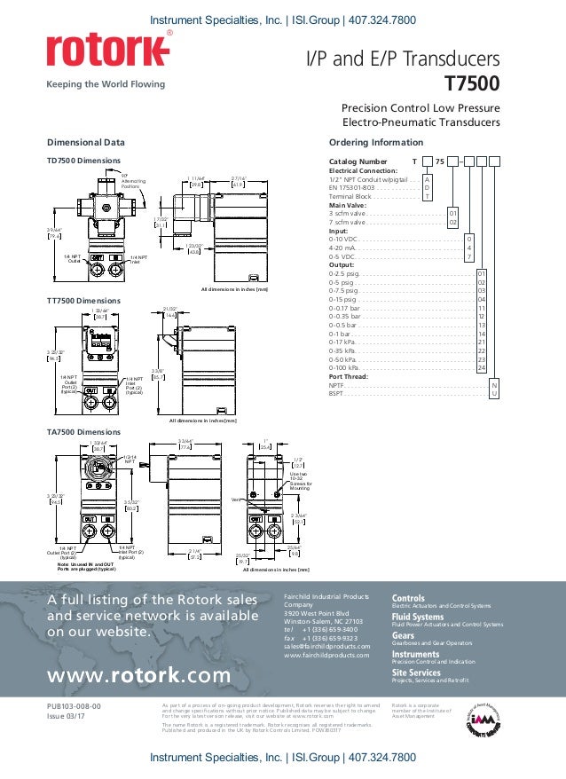 I/P and E/P Transducers for Electric to Pneumatic Signal Conversion