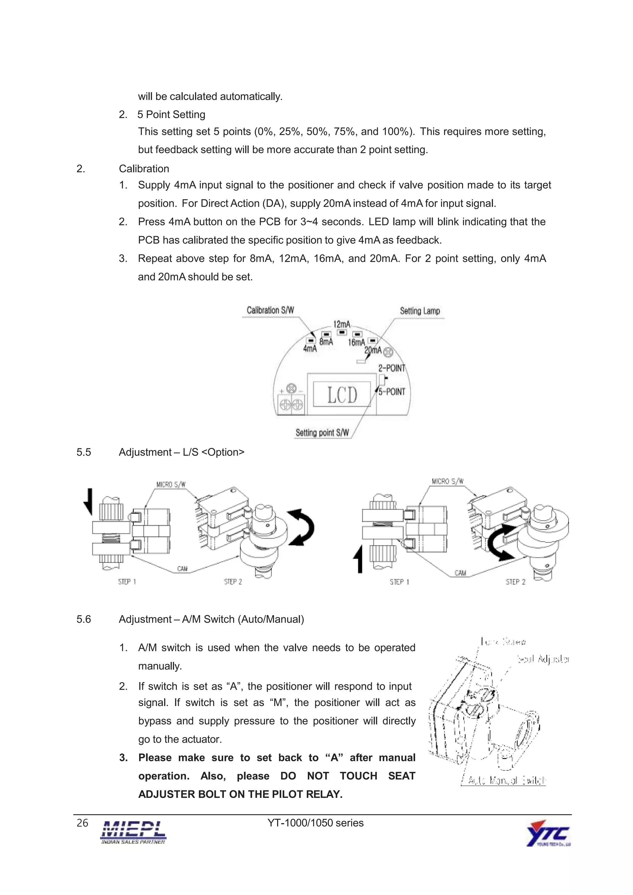 Rotork YTC YT-1000R Electro Pneumatic Positioner Product Manual | YTC ...
