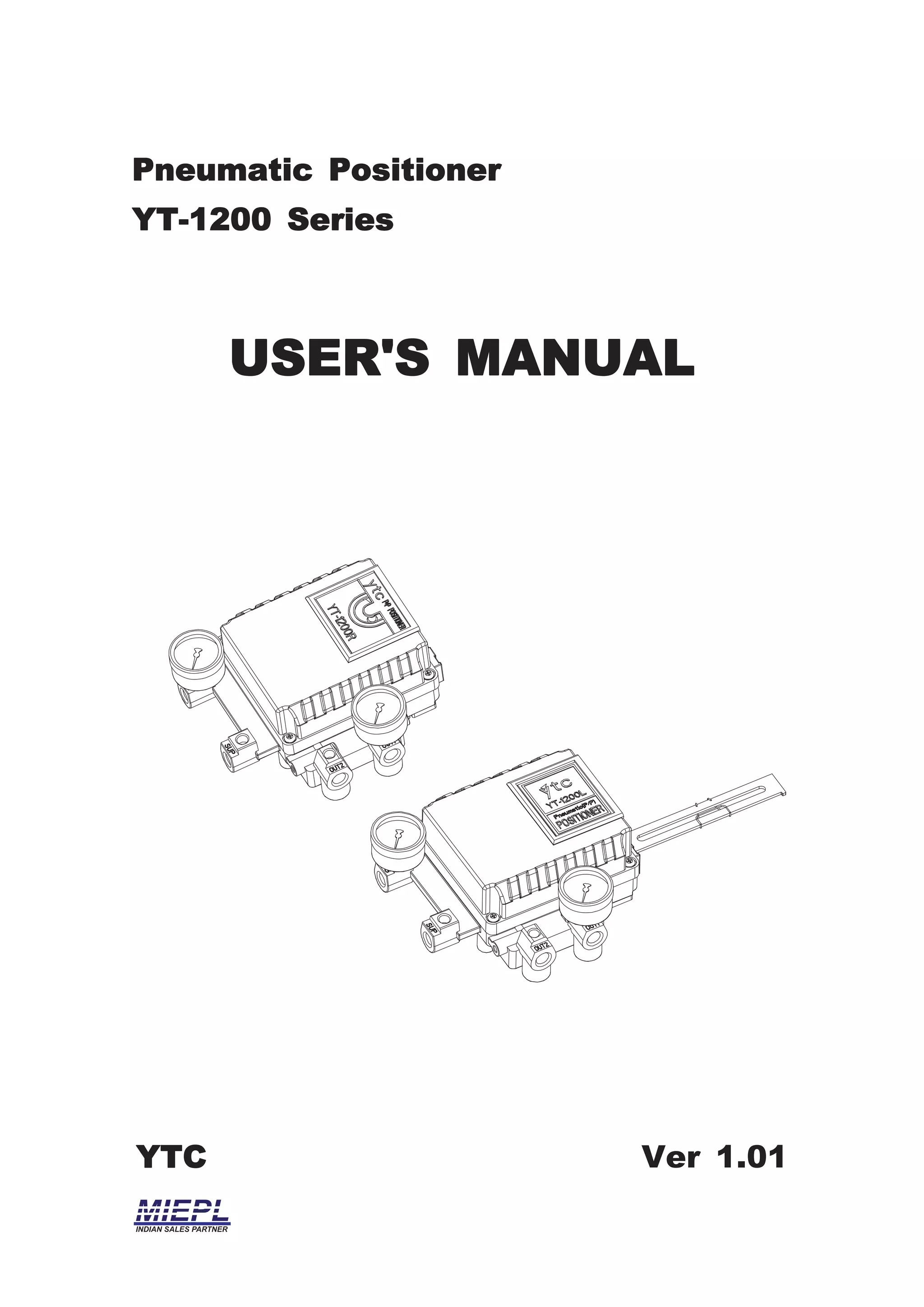 Rotork YTC YT 1200 Pneumatic Positioner Dealers, Suppliers in India PDF