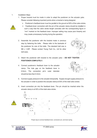 Ytc Rotork YTC YT-2600 Smart Valve Positioner | Product Manual | PPTX