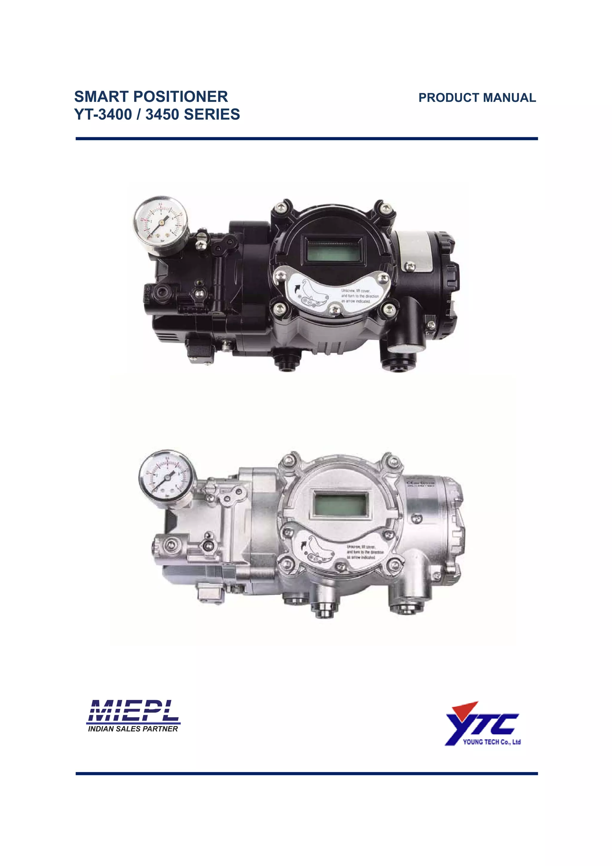 Ytc Rotork YTC YT-3400, 3450 Smart Valve Positioner - Manual | PDF