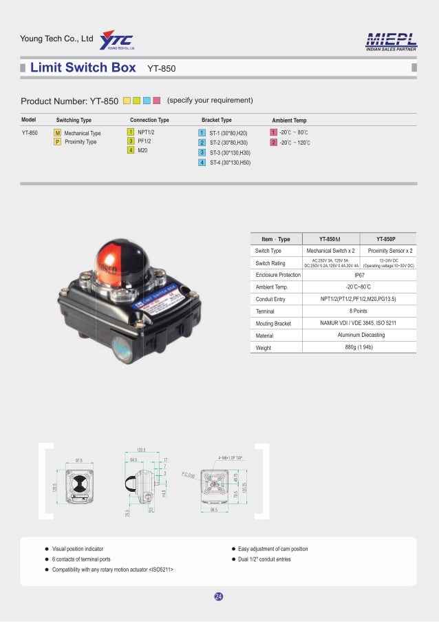 ROTORK YTC YT850 LIMIT SWITCH BOX Suppliers In India