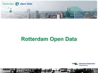 Rotterdam Open Data 