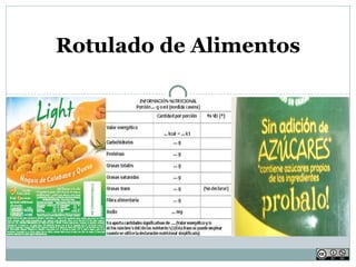 Rotulado de Alimentos
 