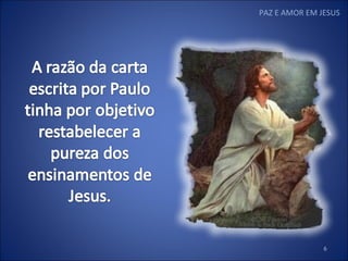 PAZ E AMOR EM JESUS 