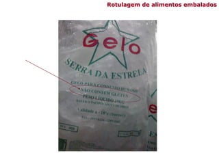 Rotulagem de alimentos embalados
 
