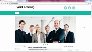 Introduction
Team
Marketing
Gallery
Contact
DiversitySocial
Learning
Introduction
générale 4/6
Analyse &
spécification des
besoins
Conception
Réalisation
Conclusion &
perspectives
19
 