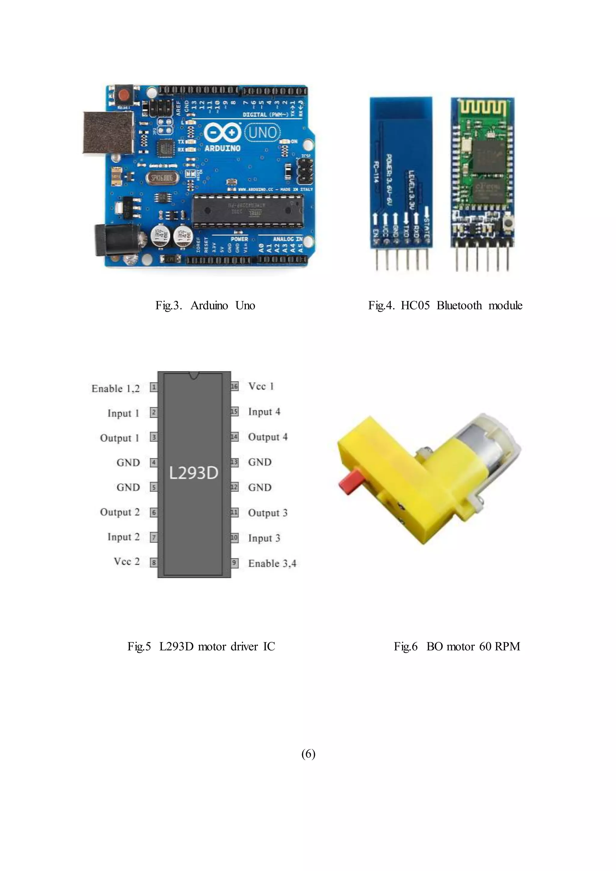 Bluetooth Controlled Robot Project Report | DOCX