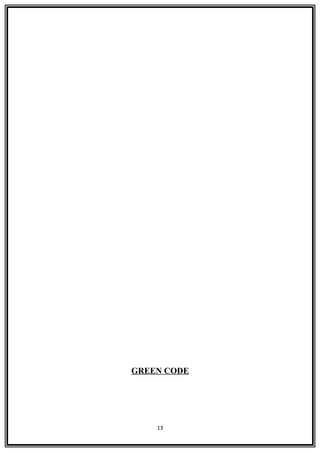 GREEN CODE
13
 
